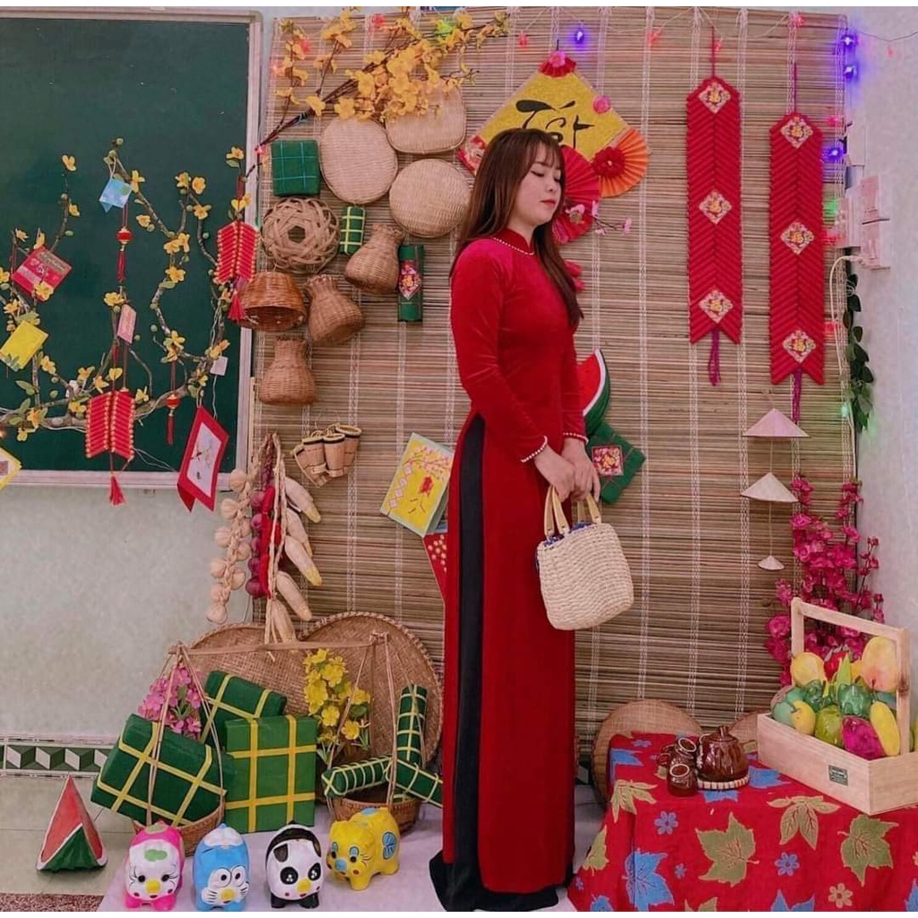 Mành tre che nắng, mành cọ trang trí sân khấu. Phông nền mành tre đỏ trang trí Tết, Lễ Hội.