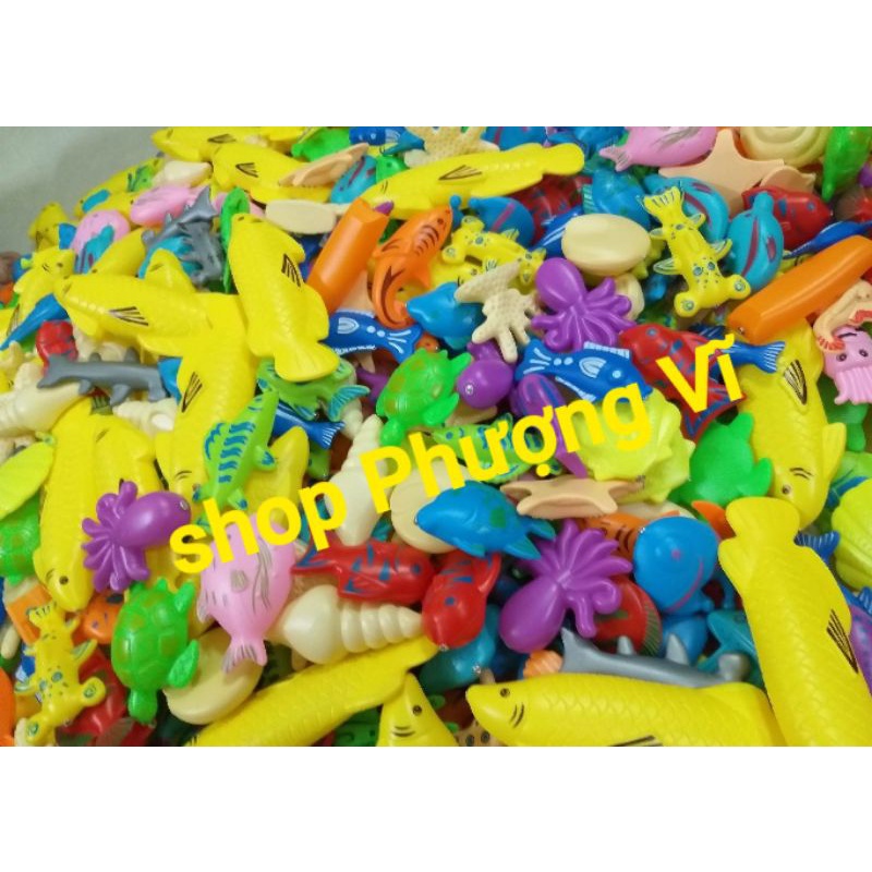 Cá đồ chơi cho bé câu cá đã có bắn vít