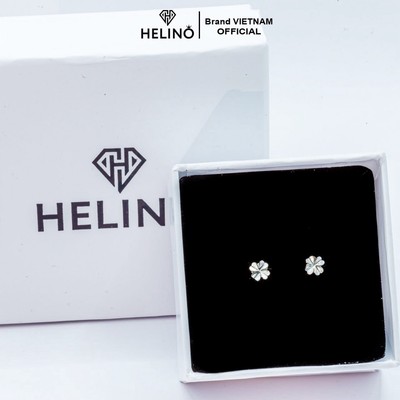 Khuyên tai bạc nữ HELINO Cỏ 4 lá may mắn T10