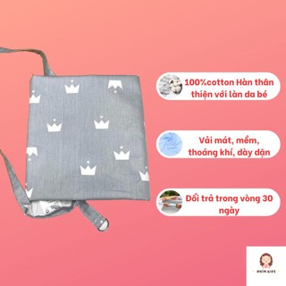 Khăn che cho bé bú đi ra ngoài cao cấp 100% cotton Hàn dày dặn che được nắng, vải mát, mịn và thoáng khi