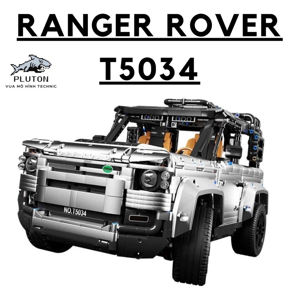 Mô hình siêu xe technic Land Rover Defender T5034 tỉ lệ 1:8 2906 PCS SKU T5034 cung cấp bảo hành bởi Pluton