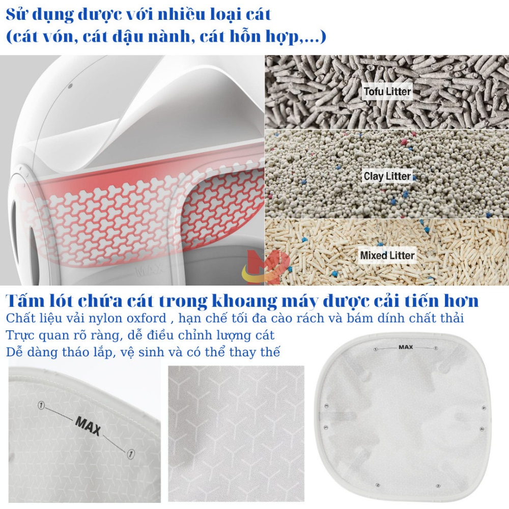 New 2024 - Máy Vệ Sinh Tự Động Cho Mèo PETKIT PURA MAX - Max Clean