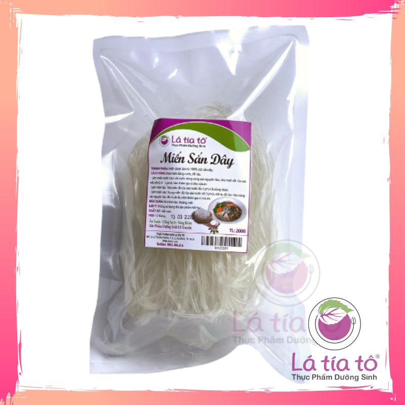 MIẾN SẮN DÂY 200GR - LÁ TÍA TÔ