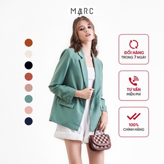 Áo blazer nữ MARC FASHION form suông cơ bản CBPH033022