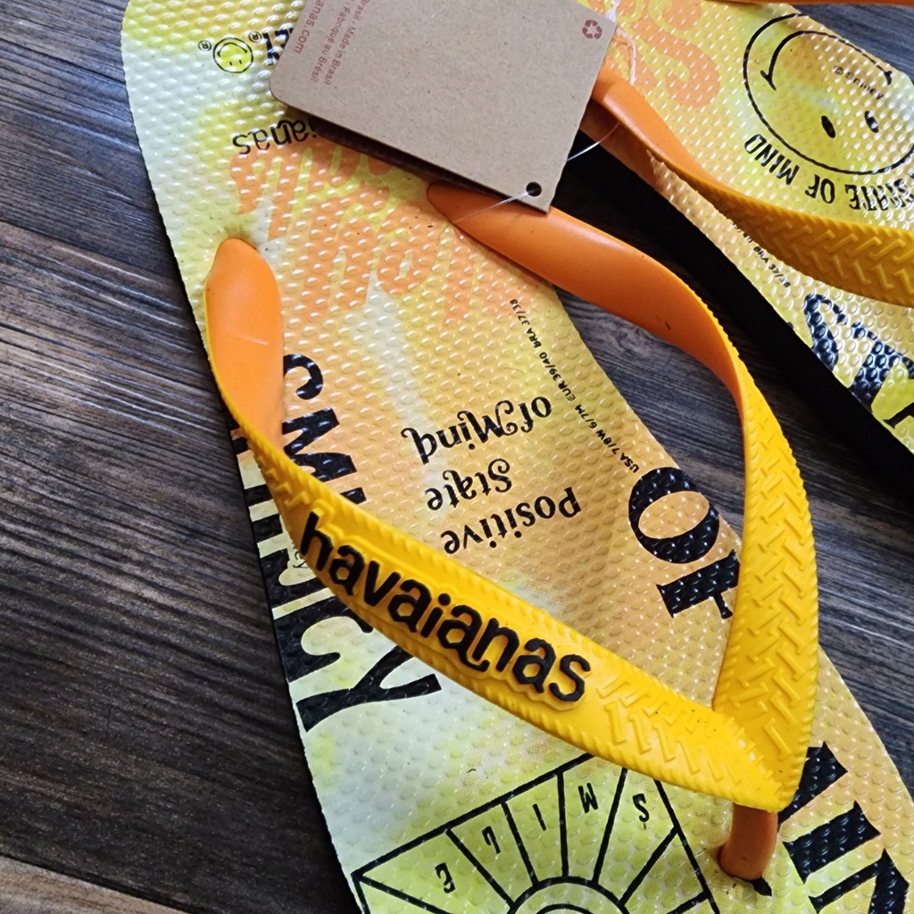 Dép kẹp Havaianas đế cao su siêu bền mẫu 2023