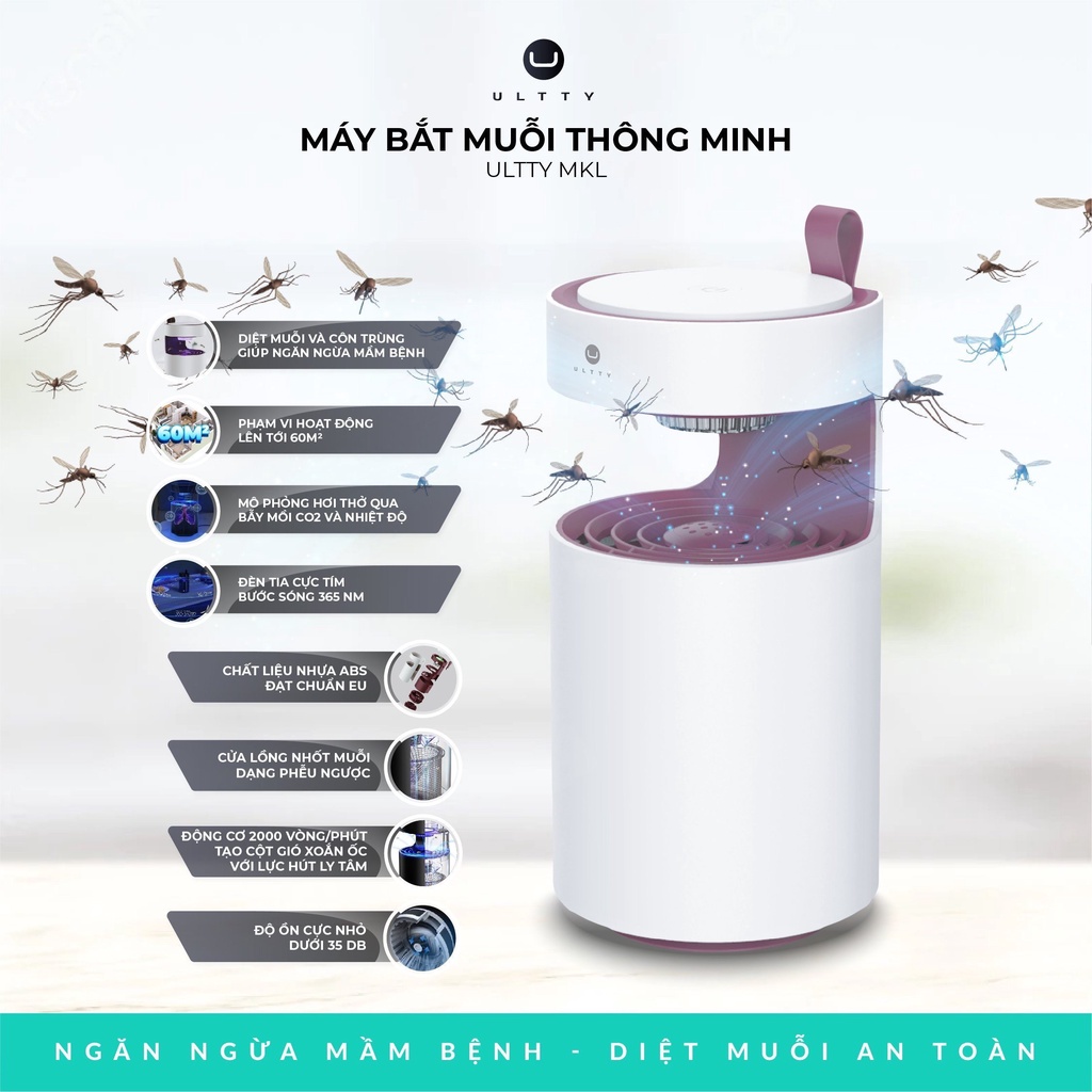 Máy bắt muỗi thông minh ULTTY MLK
