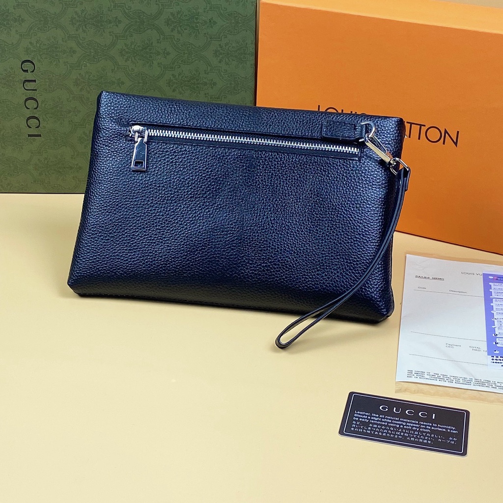 Ví cầm tay Clutch nam da thật nguyên tấm cao cấp kiểu dáng sang trọng 7368 ⚡FREESHIP⚡-  BH 2 năm