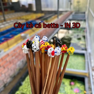 Cây kè cá betta - in 3d cao cấp