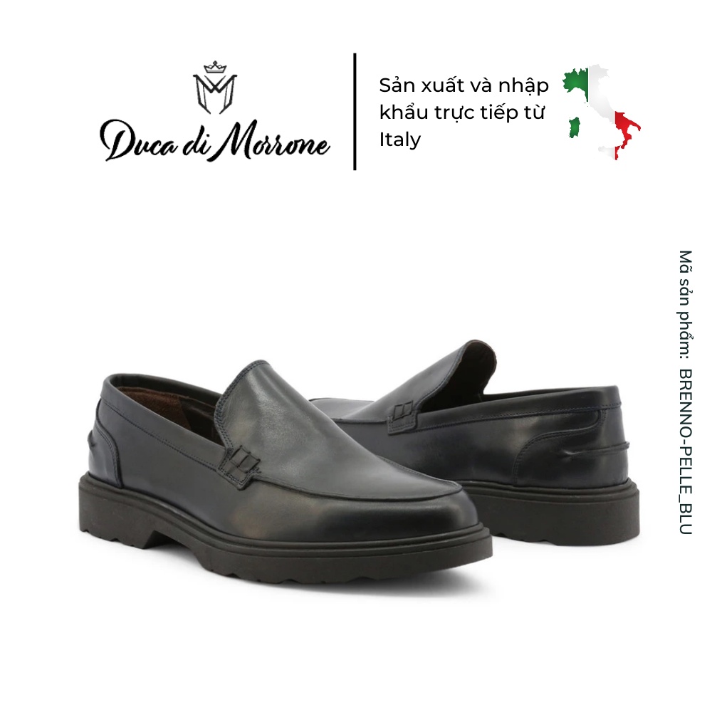 Giày Loafer nam da trơn - DUCA DI MORRONE - Sản xuất và nhập khẩu CHÍNH HÃNG từ ITALY - BRENNO-PELLE