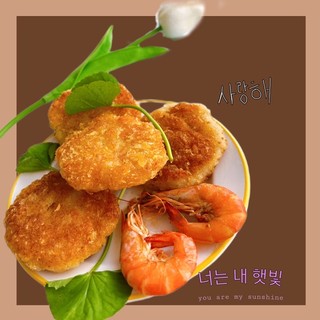 Bánh burger nhân tôm