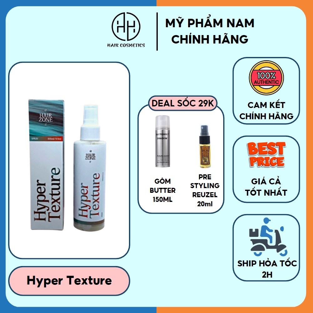 Xịt tóc Hyper Texture cho tóc dầu (bản mới nhất)