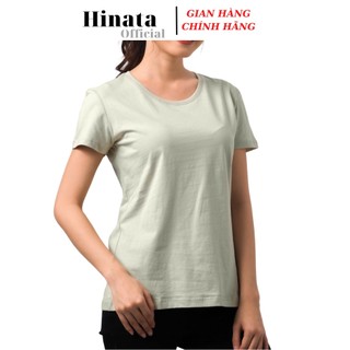 Áo Thun Nữ Trơn Cổ Tròn, Áo Phông Nữ Basic 100 Cotton Cao Cấp Hàng Hiệu Đẹp Thoáng Mát Tay Ngắn Màu Bơ Sữa