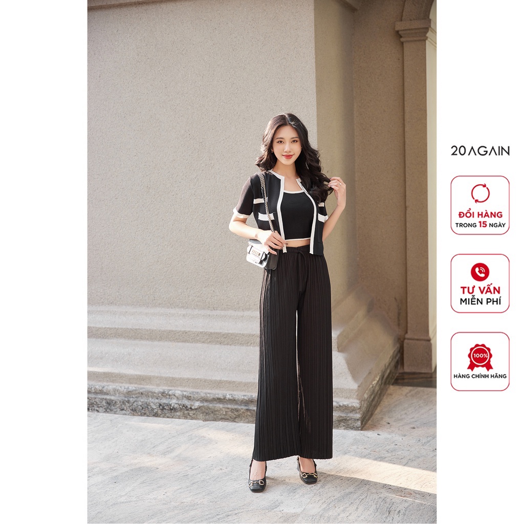 Set len hè 20Again, gồm áo khoác ngắn tay + áo sát nách xinh xẻo ALW2028