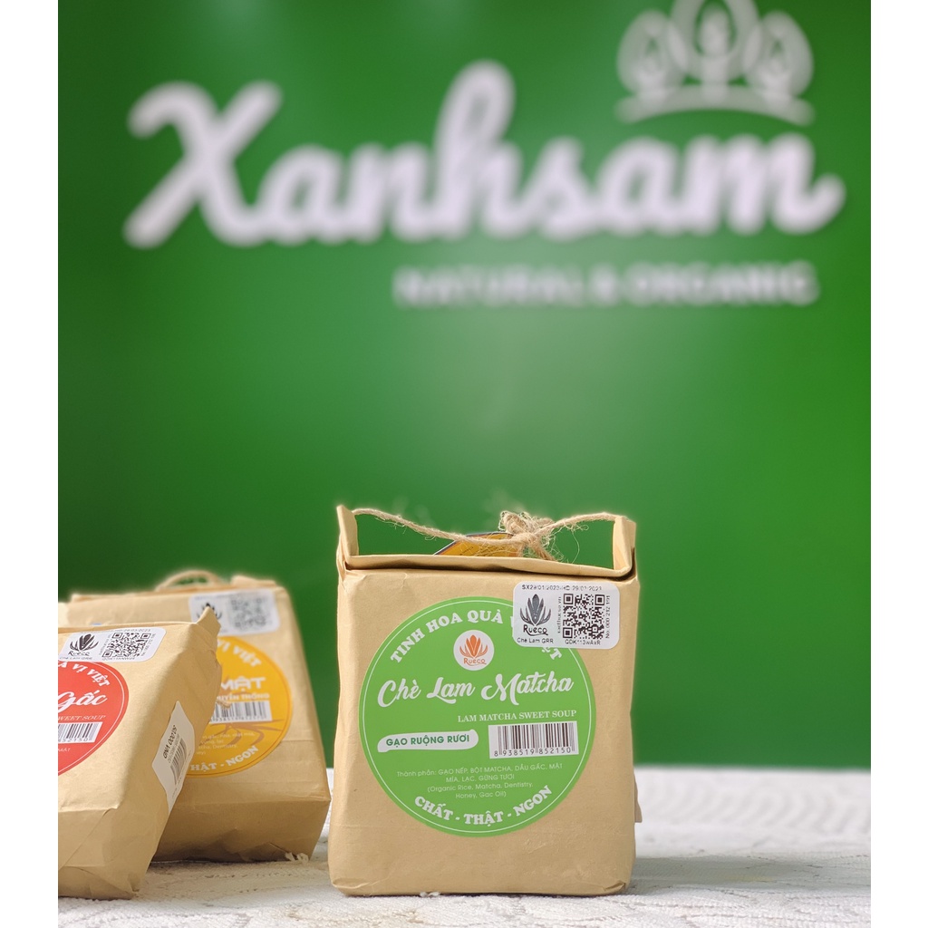 Chè lam Gạo ruộng rươi Rueco  - Xanhsam Organic