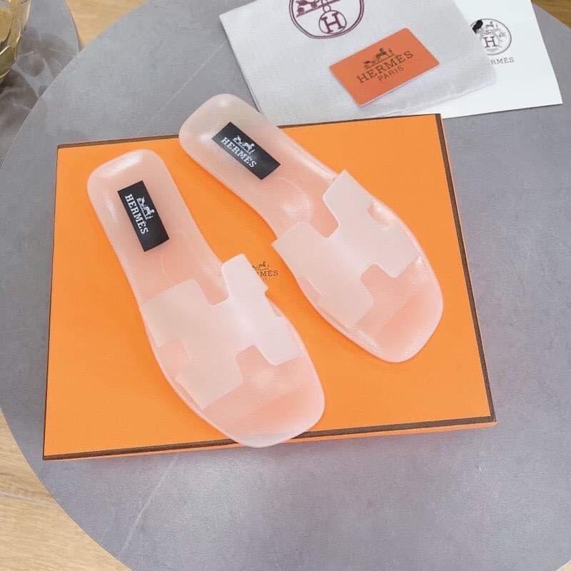 Dép HM nữ nhựa thời trang  trong suốt giá rẻ siêu hot