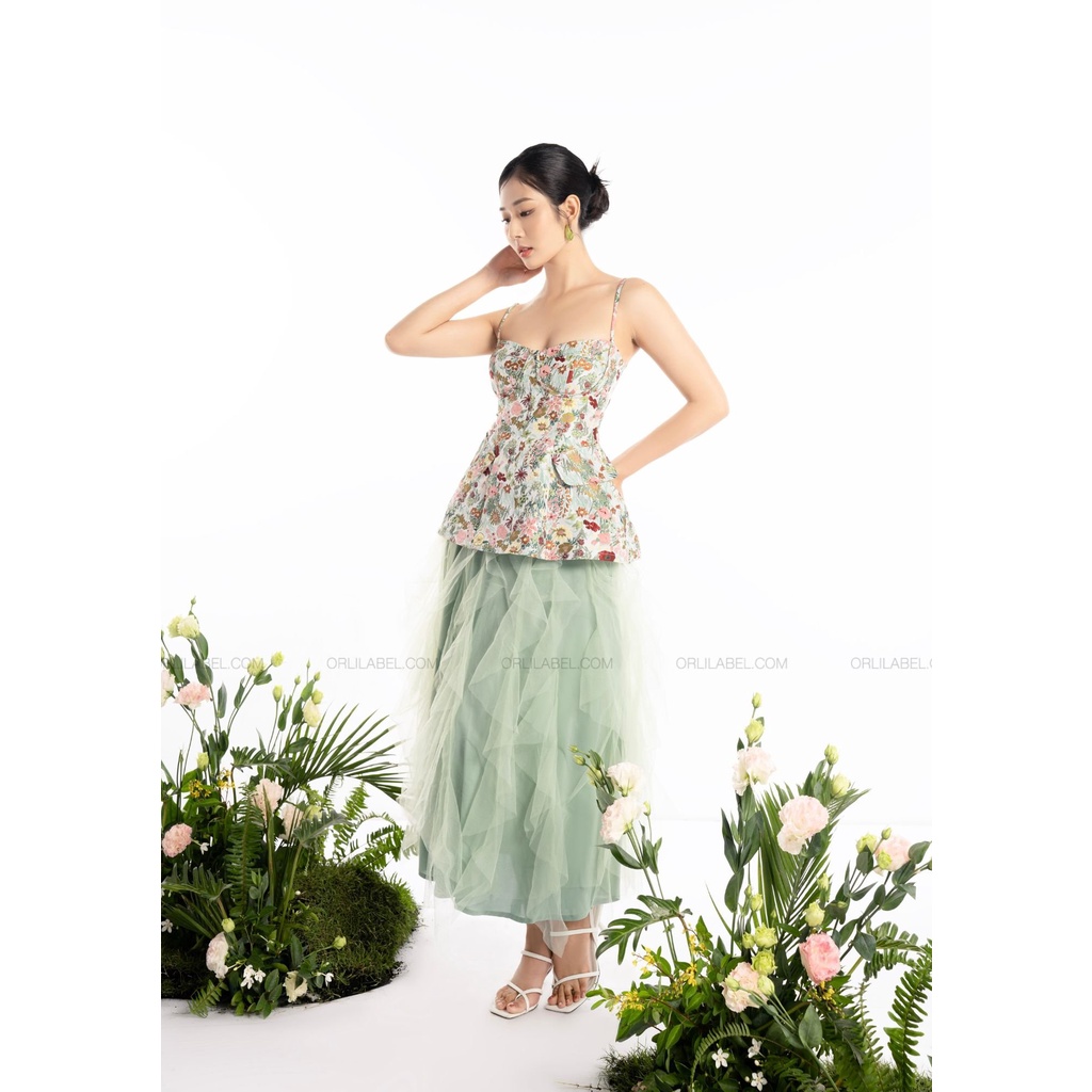 Flower Velvet Shirt - ORLI LABEL