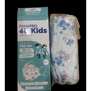 Khẩu trang 4D Kids Famapro