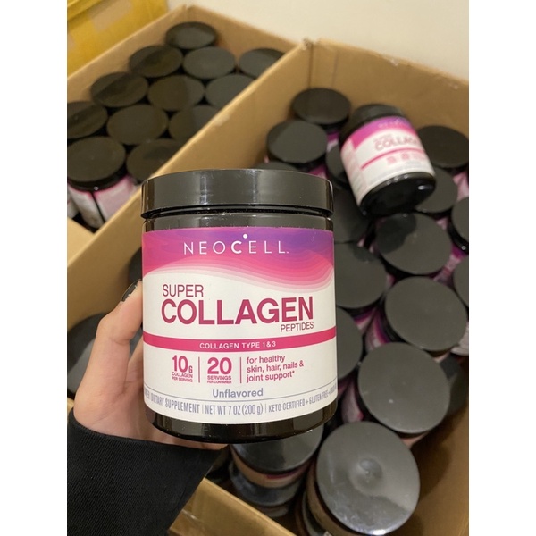 Super Collagen Neocell Dạng Bột 6600 Mg, 7oz 200g đẹp da