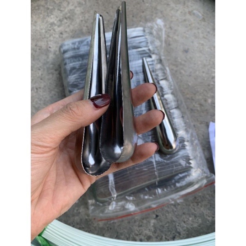 Thìa xúc cám chim, gà, bồ câu inox chuẩn tàu