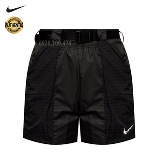Quần short nữ Nike chính hãng màu đen 1 lớp chất vải mềm nhẹ dây đai lưng điều chỉnh kích thước tôn vinh vòng eo đẹp