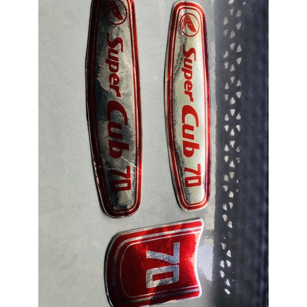 Tem Cub 70-78 Đỏ Decal in