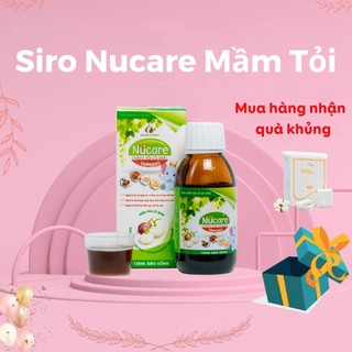 Siro Nucare Mầm Tỏi Cô Đơn Taimuho, dung tích 125ml Tăng sức đề kháng, giảm ho cho bé uy tín 100%