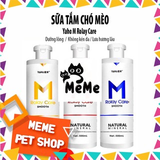 Sữa tắm cao cấp yaho m rolay care cho chó mèo 500ml - shop có dịch vụ spa, hotel