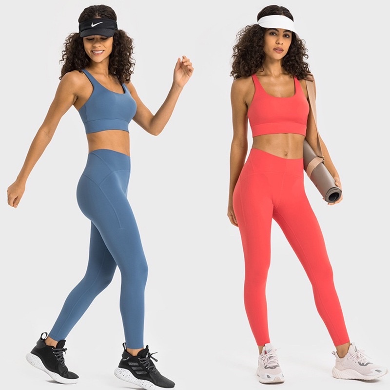 Áo Ngực Thể thao Lưng V Trẻ Trung Có miếng mút Tập Gym - Yoga cho nữ chất lulu mới 2023 - GymOutfit DW356