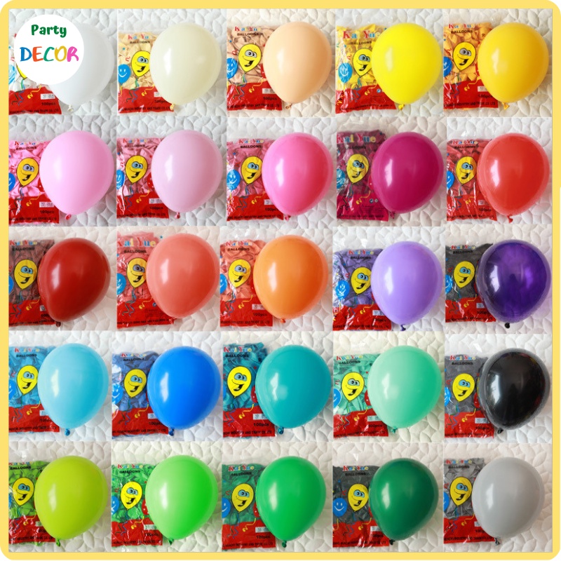Set 100 Bóng Bay Caosu,Bóng Bay Trang Trí Sinh Nhật ,Sự Kiện,Phòng Tân Hôn ..[LOẠI DÀY 2,2 GRAM]