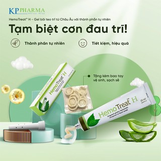 Kem bôi trĩ & viên đặt hậu môn hemotreat - dùng khi bị trĩ, táo bón và rát hậu môn, giúp co nhanh búi trĩ