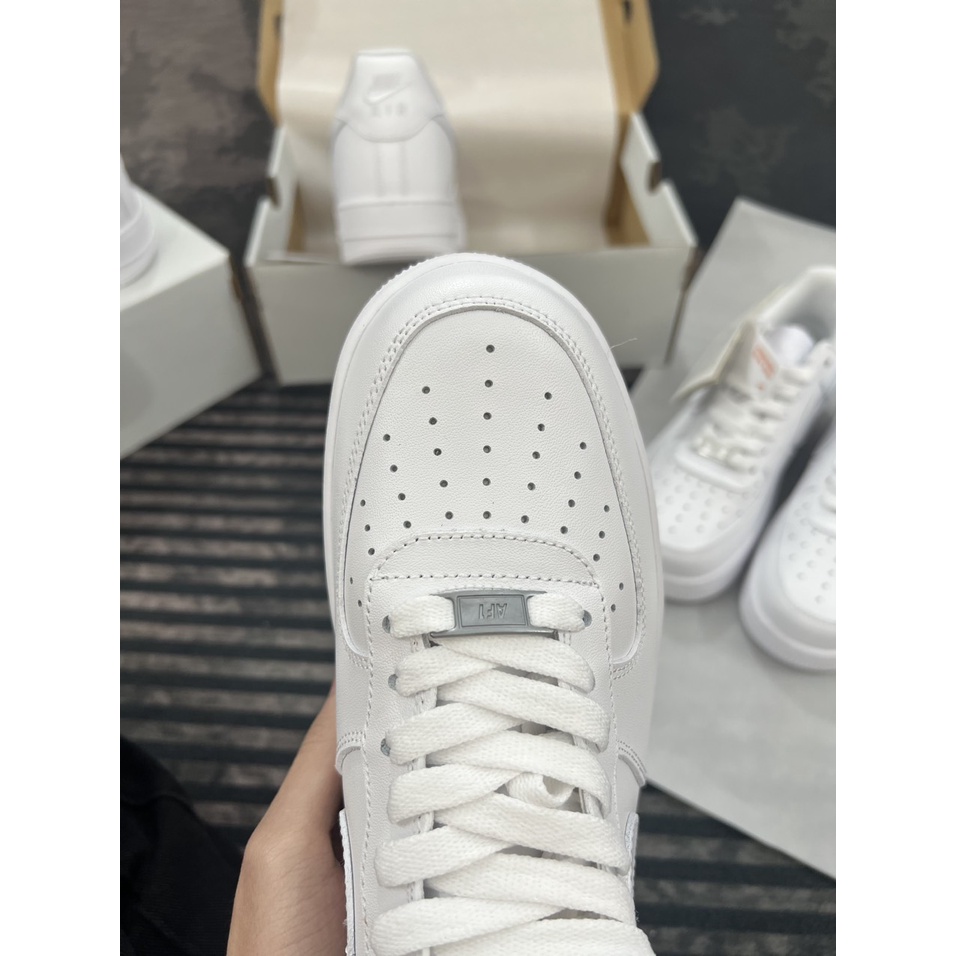 Giày Af1 Trắng  Đế Air , Air Force 1 Nam Nữ Hàng S. Cấp  Full Box Bill Dễ Phối Đồ  Nam Nữ