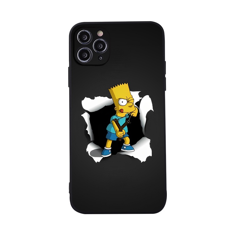 Ốp Điện Thoại Bảo Vệ Toàn Diện hình Sim.son bé nghịch ngợm cute Cho iPhone 11 13 12 Pro Max XR 7 8 Plus e5202