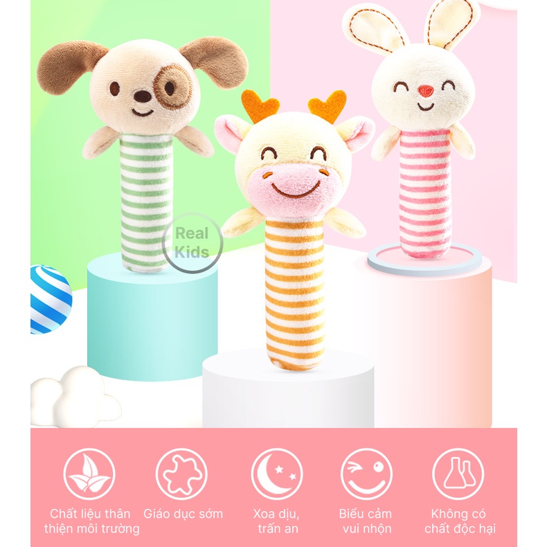 Lục lạc cầm tay êm ái hình gậy TOLOLO-T7