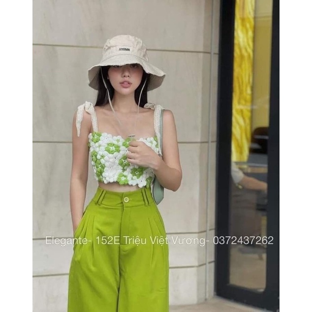 Áo len hoa handmade