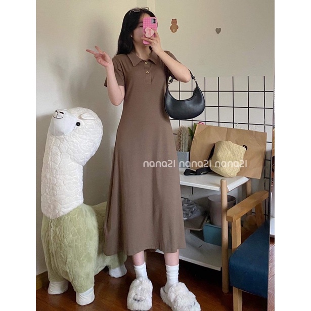 Váy polo thun cộc tay Nana21 Nanastore21