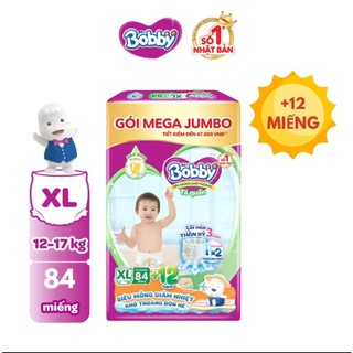 🌈tã quần bobby gói mega jumbo size xl84+12/+4/+8 miếng