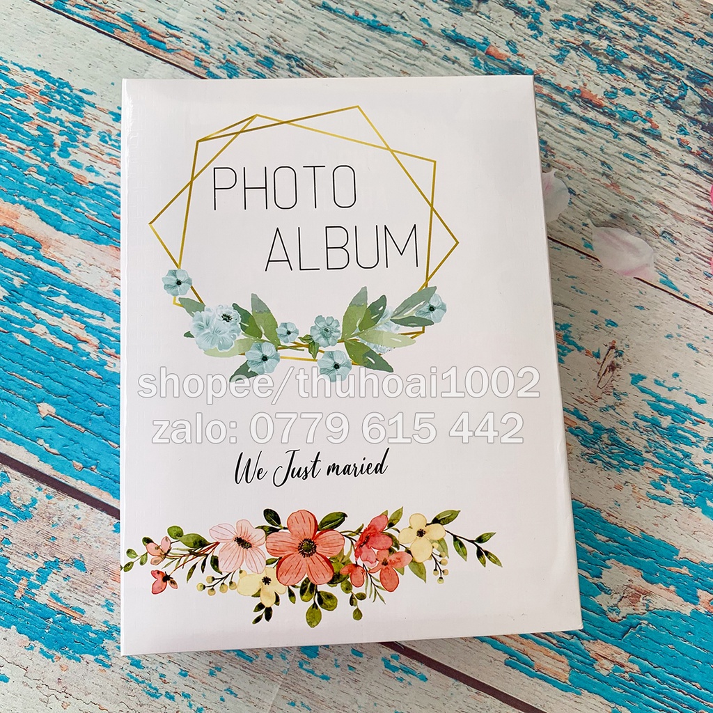 Album đựng 200 ảnh 10x15 bìa giấy