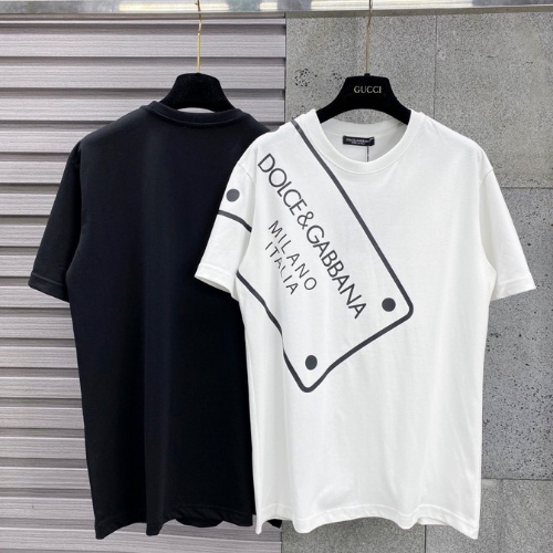 Áo Thun Cotton DG In Chữ 2 Màu Đen Trắng Trẻ Trung Hot Trend