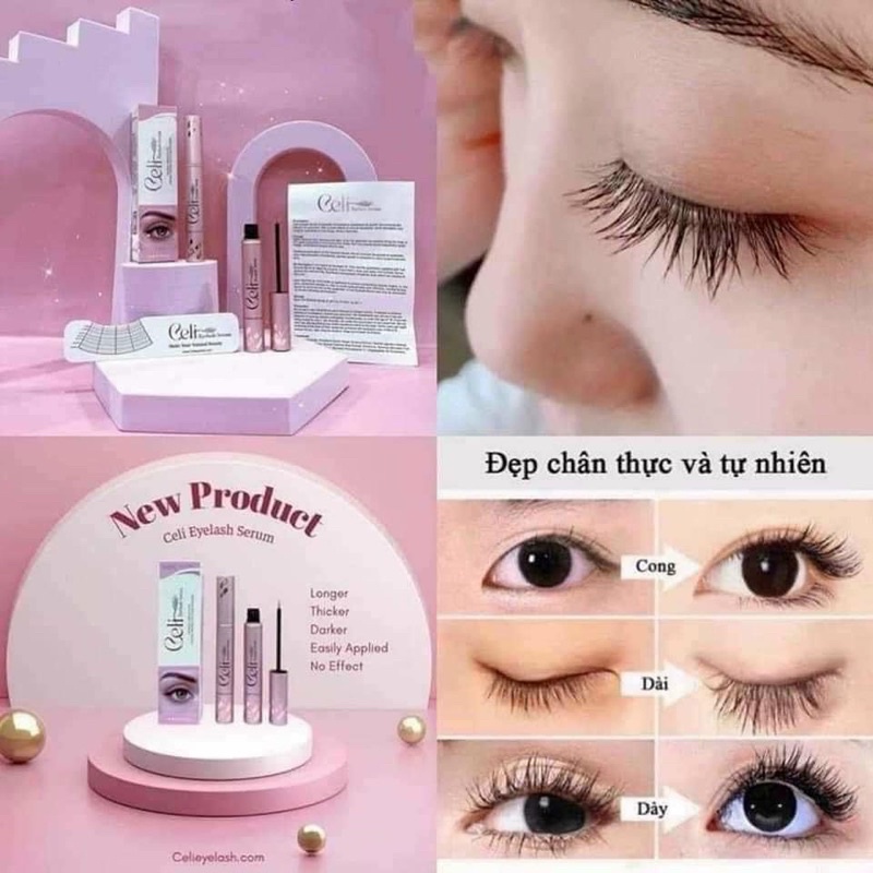 Dưỡng Mi CELI Chính Hãng -Mi Dài Siêu Tóc Không Lo Thâm Mắt