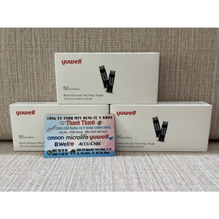 Combo que thử đường huyết yuwell 330 + hộp 50 kim
