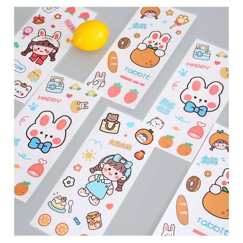 1 Miếng sticker 2D gồm 10 hình chống nước TiLoKi TST01, dán trang trí cốc, bình, ly, laptop (giao ngẫu nhiên)