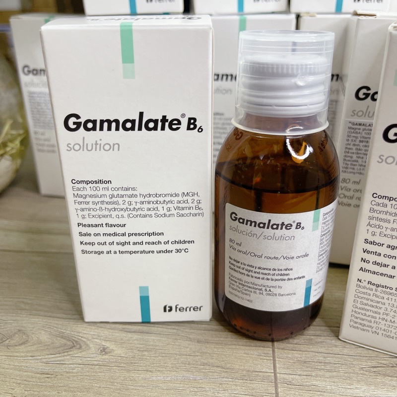 Gamalate B6 Solution . Thực phẩm hỗ trợ cho người suy nhược thần kinh chức năng của Pháp