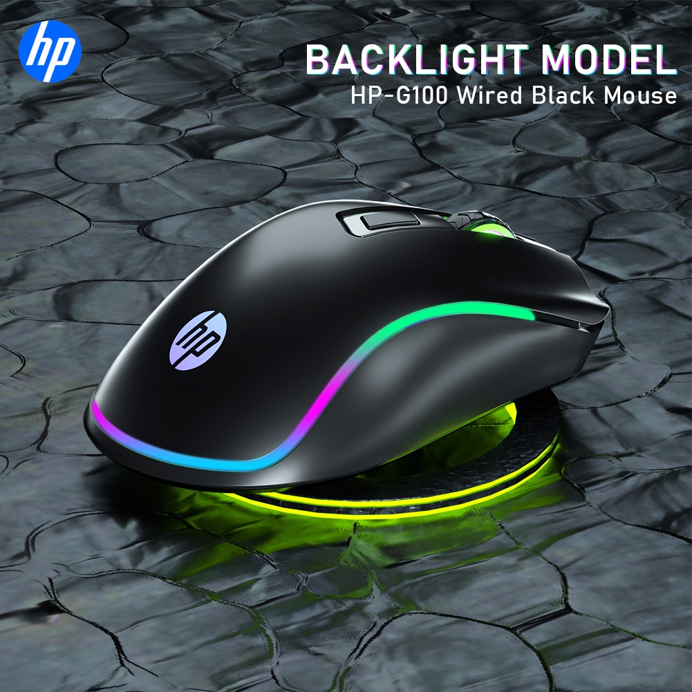 Chuột Gaming HP G100 Quang HọC Có Dây, 1600DPI NhiềU MàU
