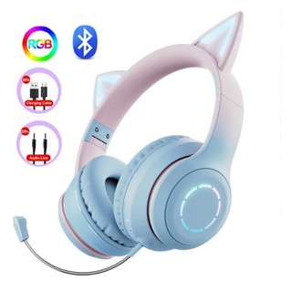 Tai Nghe Chụp Tai Bluetooth Không Dây Có Thể Gấp Gọn Có Micro Và Tháo Rời Tiện Dụng Điện Thoại