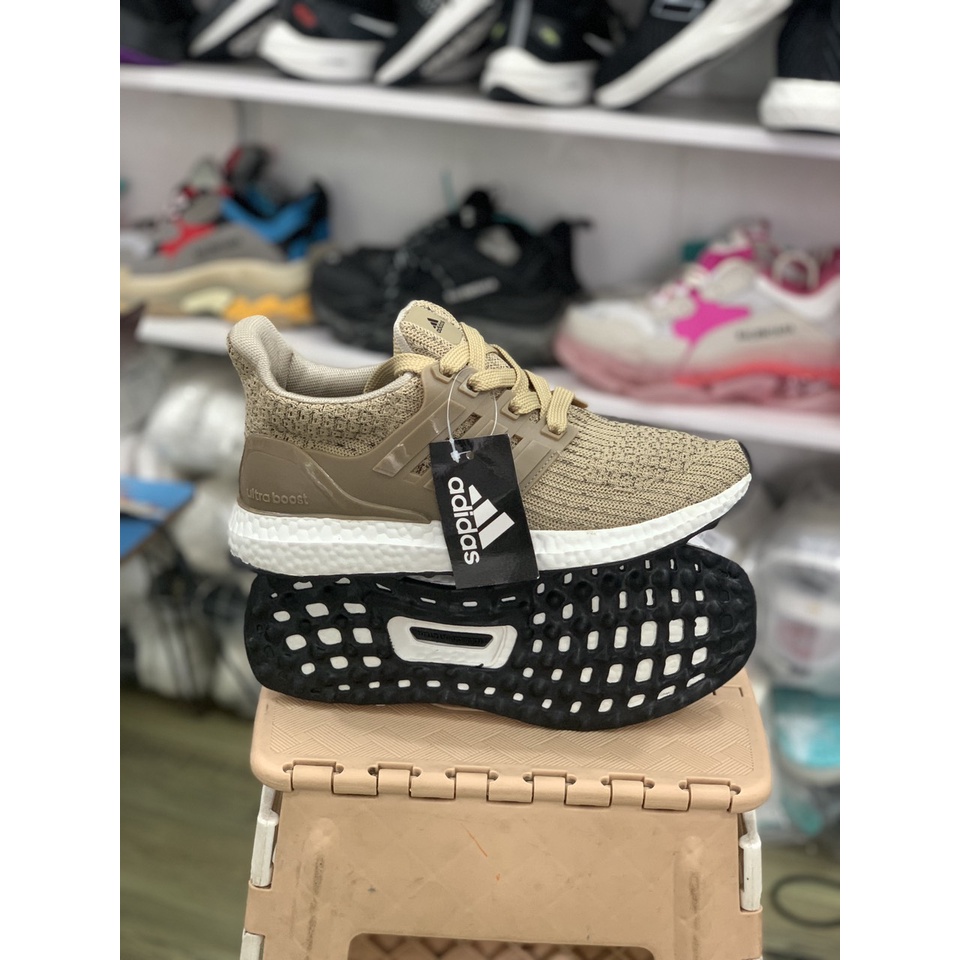 Giày thể thao nam nữ qc xịn xám vàng