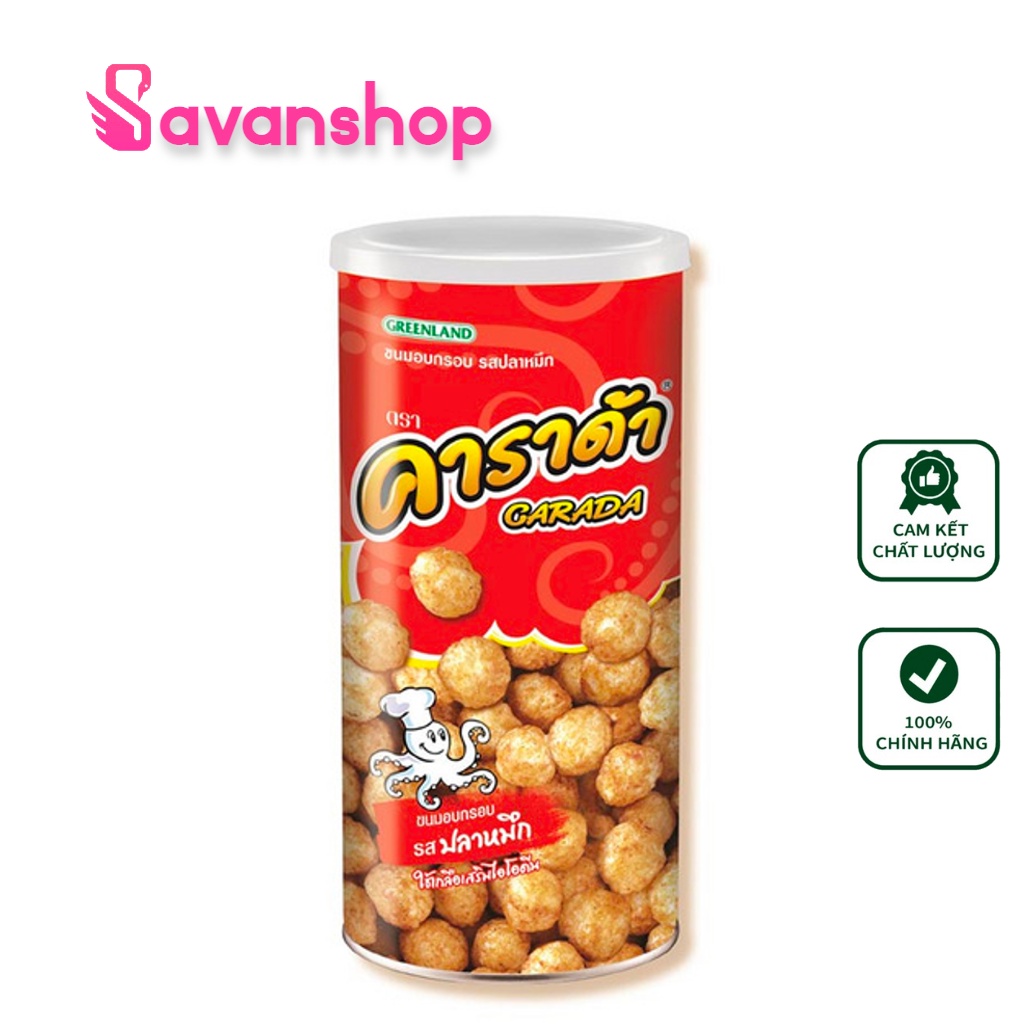 Bánh Gạo Vị Mực Carada 90g Thái Lan chính hãng