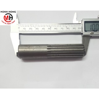 Trục nối cầu trước kubota m6040, các dòng kubota l02, 16 răng x 22mm x 100mm