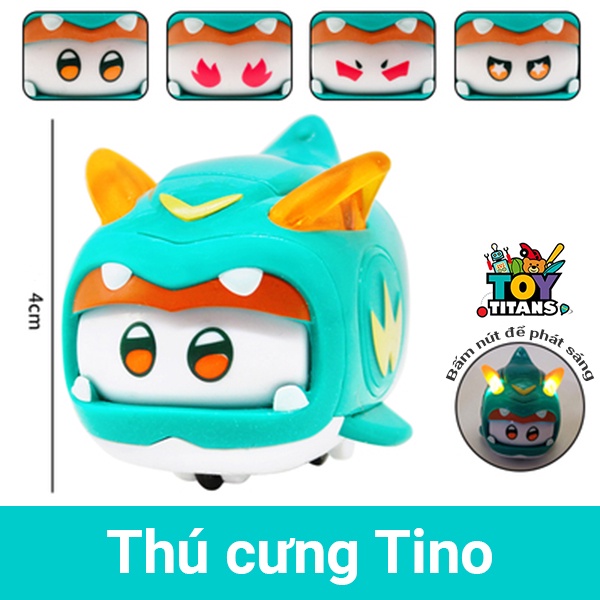 Đội bay siêu đẳng SUPERWINGS - Thú cưng siêu cấp Tino - Có đèn phát sáng