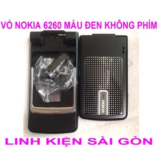 Vỏ nokia 6260 màu đen không phím