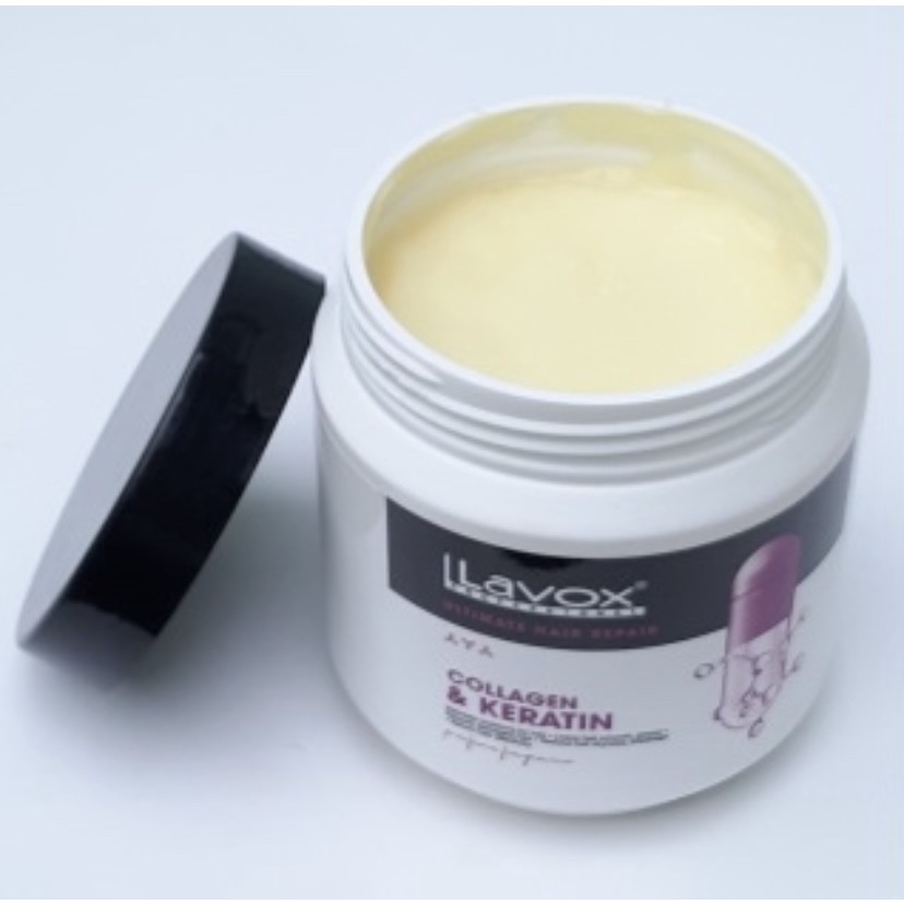 HẤP DẦU PHỤC HỒI TÓC COLLAGEN & KERATIN LAVOX 500ML